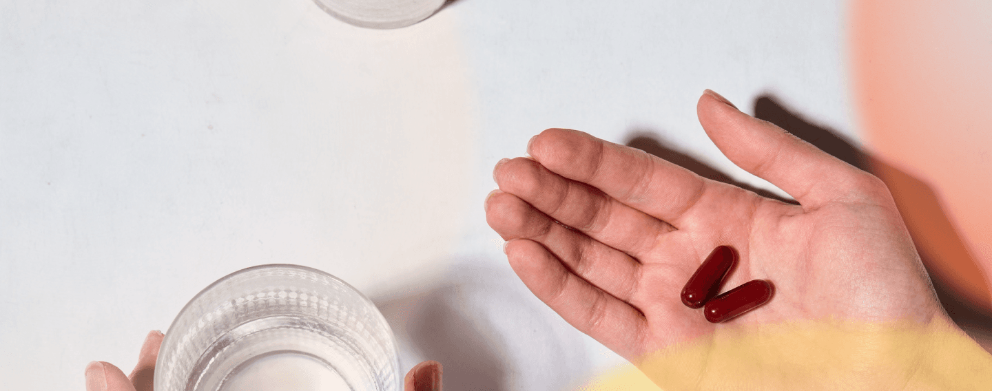 Zevera capsules in hand